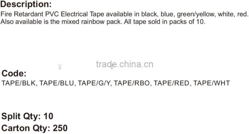Super Clear Shiny Pvc Electrical Tape Insulation Tape
