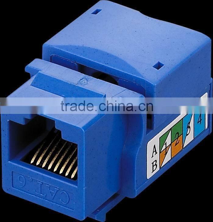 UTP rj45 cat5e cat6 utp female keystone jack