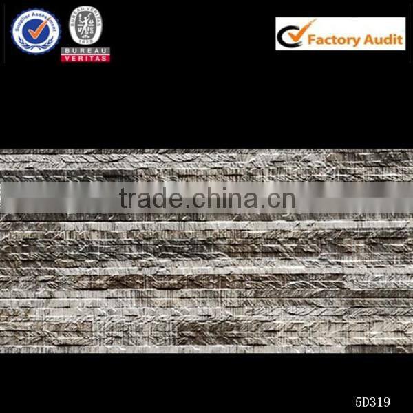 exterior decoration rustic porcelain stone textured wall tile 300x600