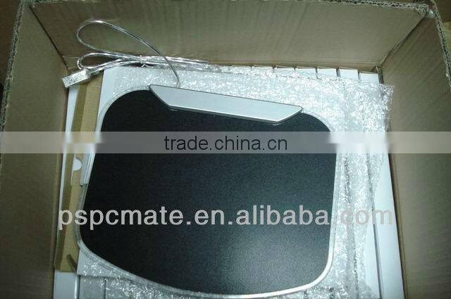 Blue LED light mouse pad with 4 port usb hub for best selling