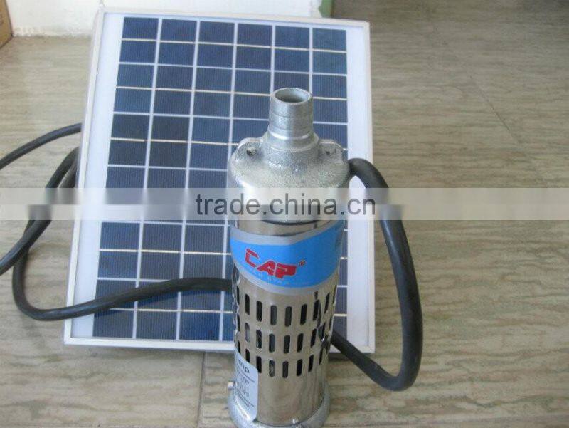 solar dc water pump for irrigation use, 100m water pump connecting solar system with charge