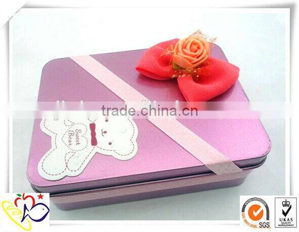 new product wedding box/decorative christmas gift boxes/christmas tin box
