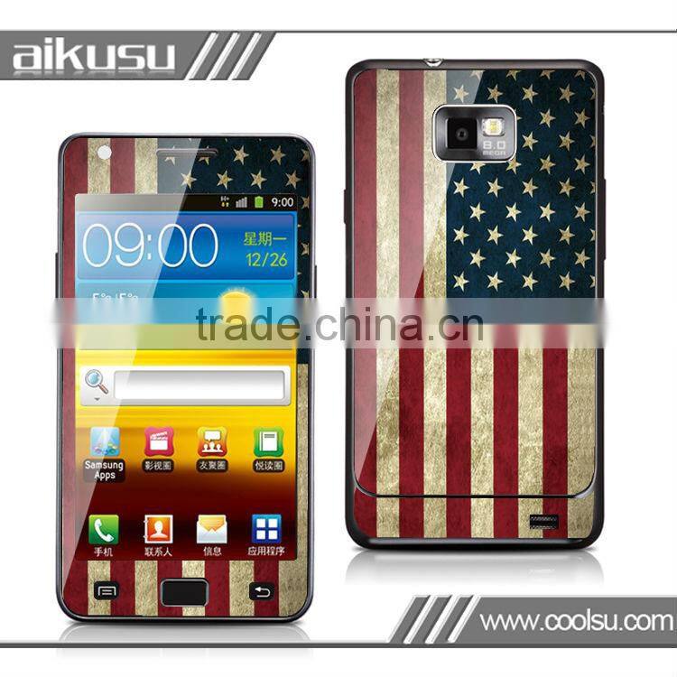 Back and front screen protector for samsung galaxy anti-scratch anti-dust and waterproof