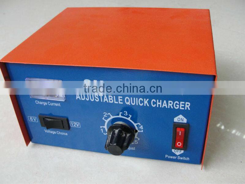 6A12V quick battery charger for 60ah capacity battery