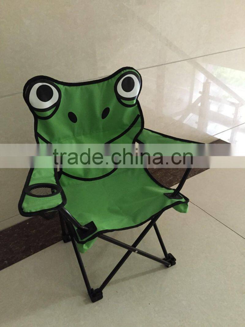 Animal cartoon picture printing folding kid's camping chair