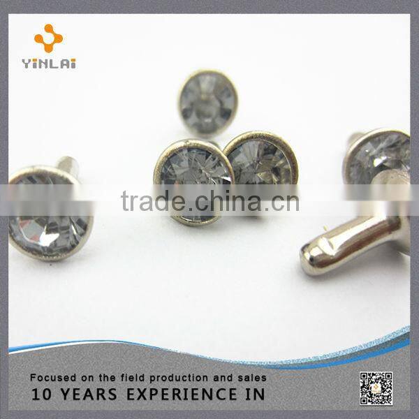China supplier crystal rhinestone rivets for jeans