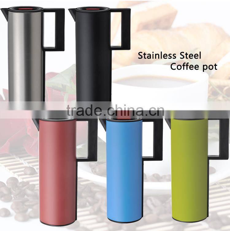 Patented 1000ml plastic thermo insulation vacuum coffee pitcher