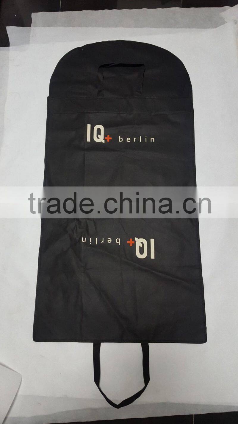 Factory supplier foldable black garment bag