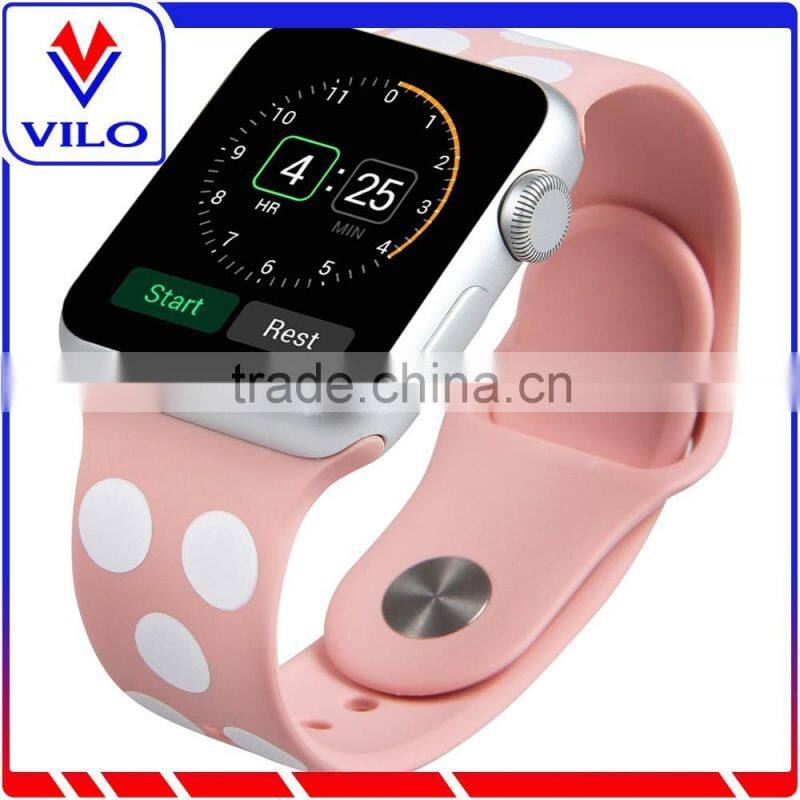 For Apple Watch Best Selling Fashion Design OEM Silicone Watch Strap Watch Band
