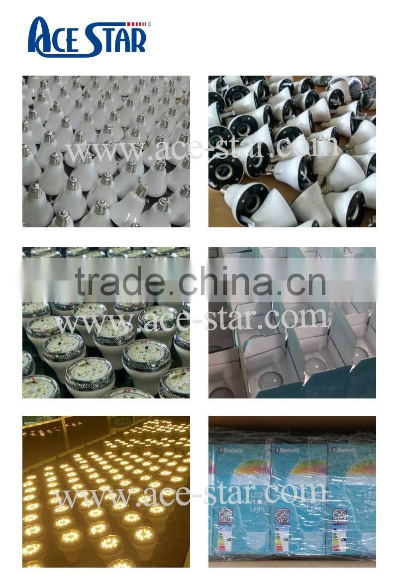 2016 Portable muti-functional speaker system wireless LED music bulb audio speakers