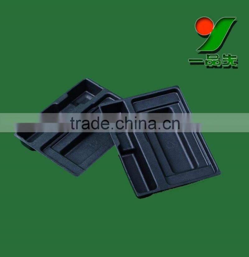 Pulp Molding Macarons Blister Packaging Sugarcane Bagasse Pulp Bio Degradable Packaging Trays