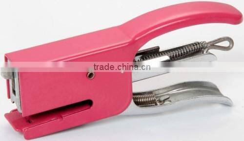 Metal hand plier stapler
