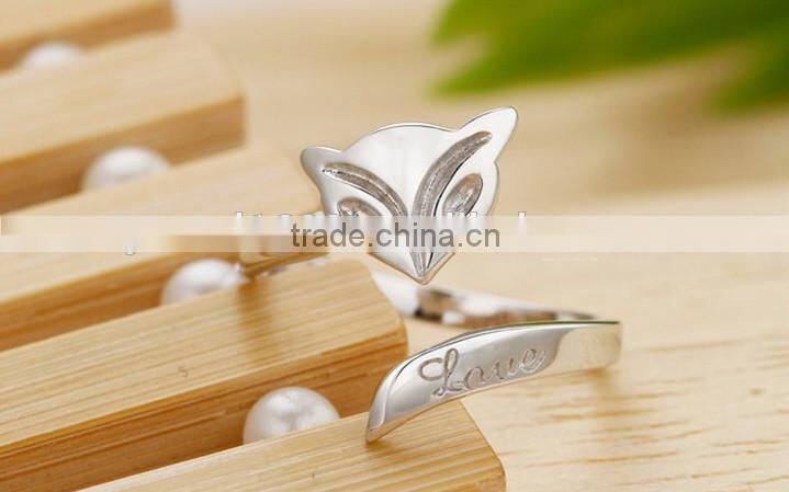 china 925 sterling silver with natural gemstone amethyst ring silver ring Korean fashion ladies cz rings