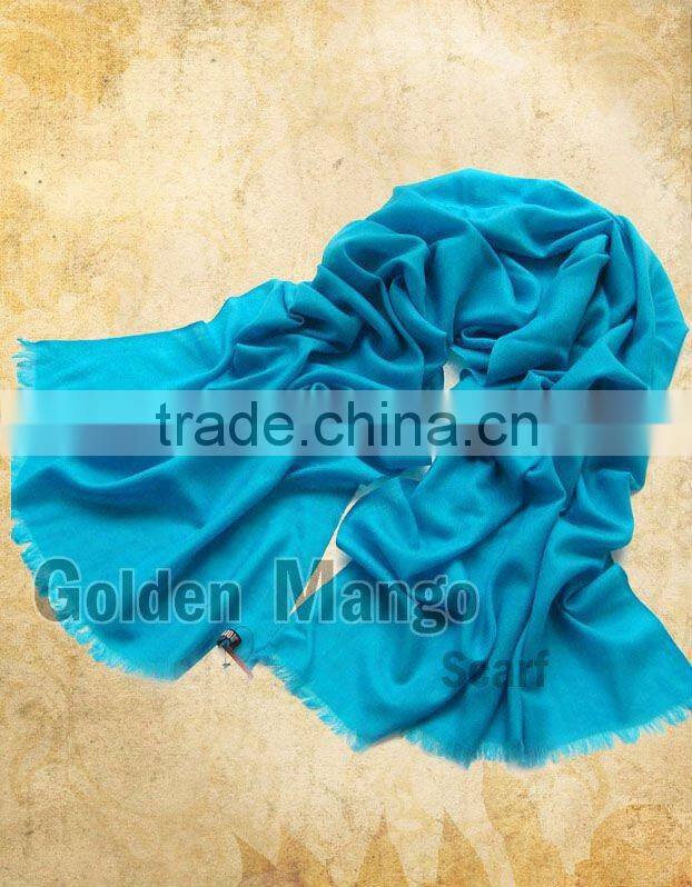 Plain color 100% wool scarves