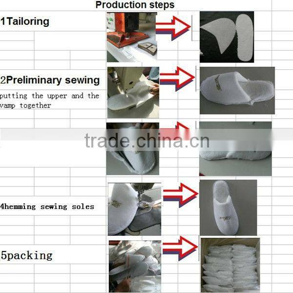 magic tape terry fabric airplane slipper