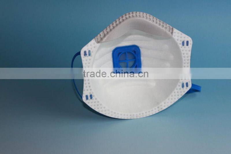 FFP2 V dust mask respirator with CE certificate
