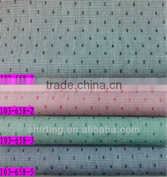 100% cotton yarn dyed check fabric for Men's shirts,ladies' shirting,kids' clothing 40x40 120x80
