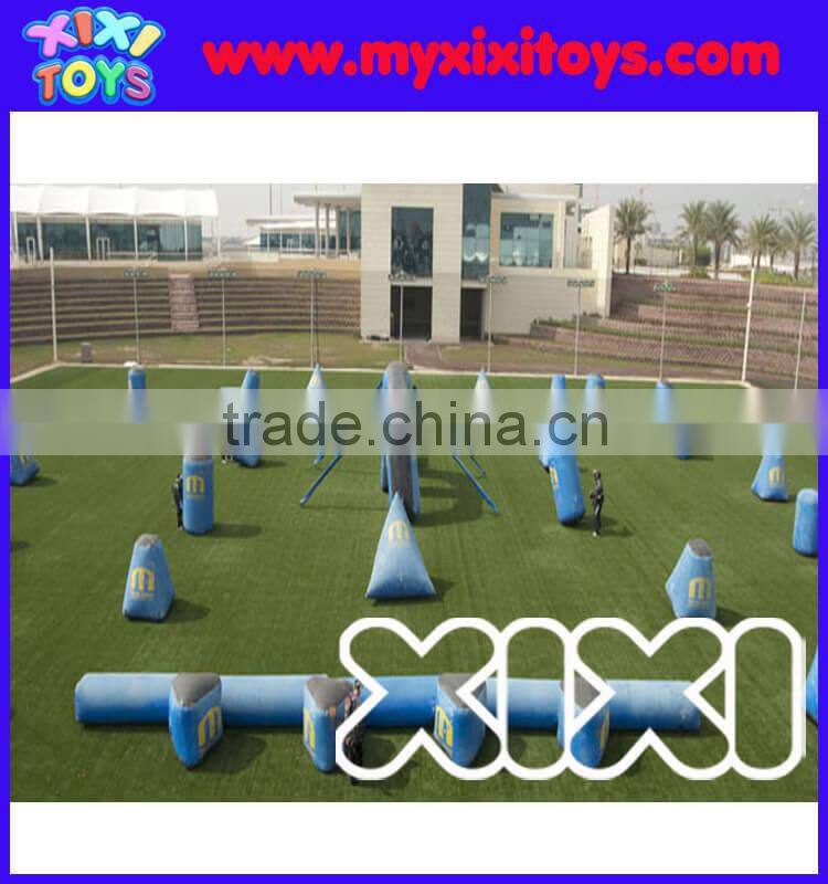 Newest funny 0.9mm PVC Inflatable Paintball Bunkers for sale