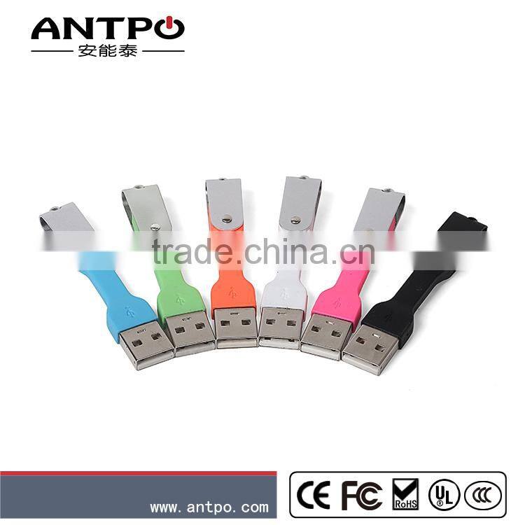 Bendy USB cable keychain charger adapter usb cable