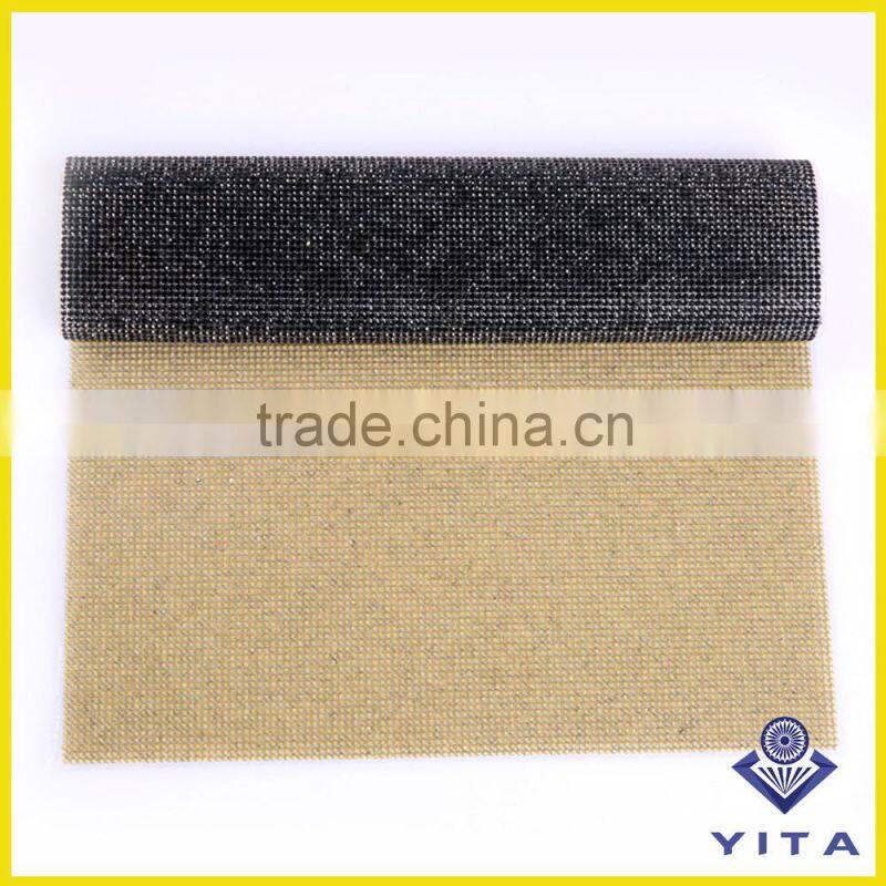 Cheap wholesale hot fix glass rhinestone sheets