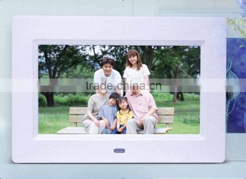 GRADE A SCREEN 7" DIGITAL PHOTO FRAME ,CE/FCC/ROHS