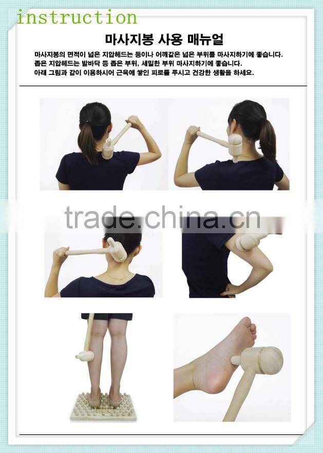 Wooden Hammer with Long Hammer stick