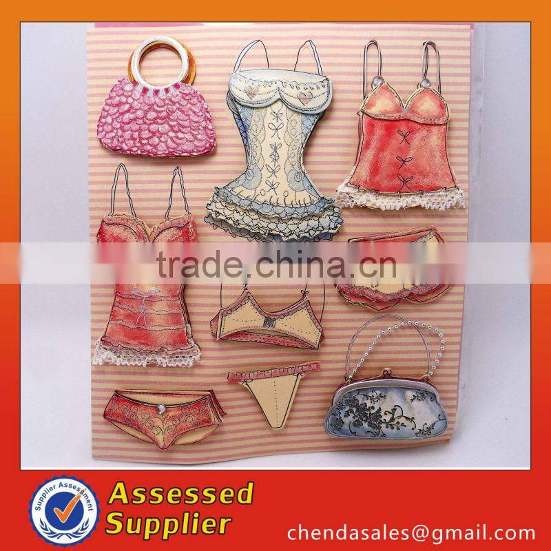 craft wall decorative chipboard sticker