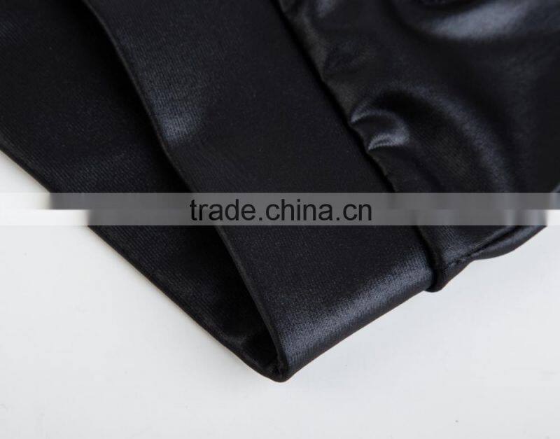 2015 New Fashion Hot Sexy Zippered Leather Pants