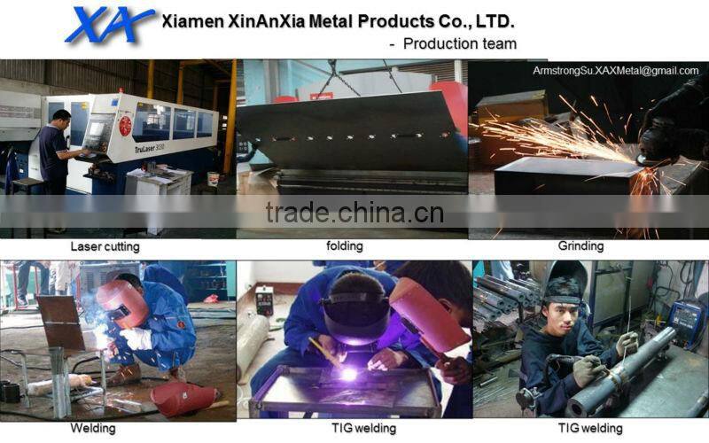 XAX02TD OEM metal fabrication ss304 ss316 Recessed Toilet Tissue Dispenser