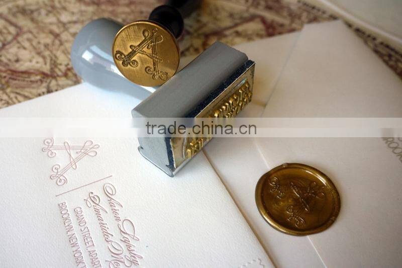 elegant vintage inspired wedding invitation, ivory gold blush pink letterpress