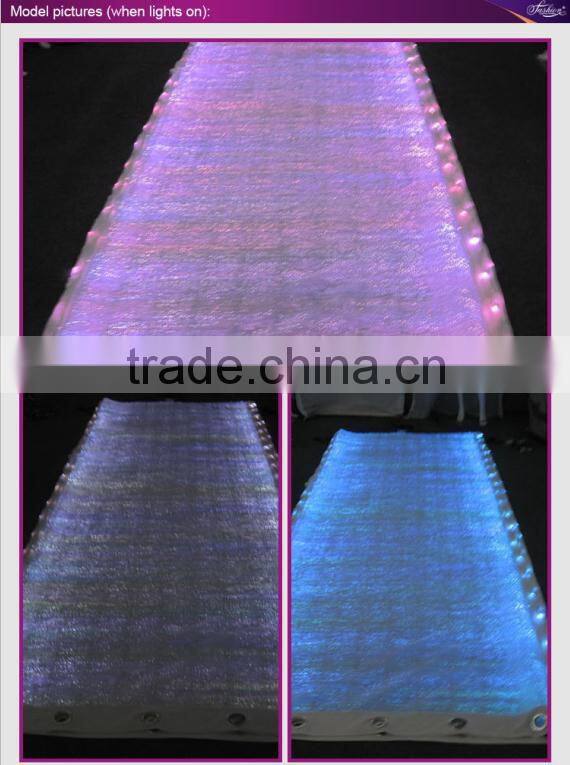 fiber optic light with luminous fabric home goods shower curtains