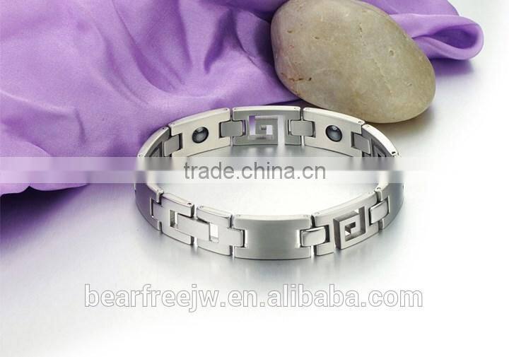 Classic Style Magnet Bracelets for Couples, Bio Energy Couples Bracelets