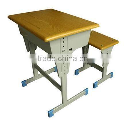 School desk and chair with Square tube school furniture HXZY062