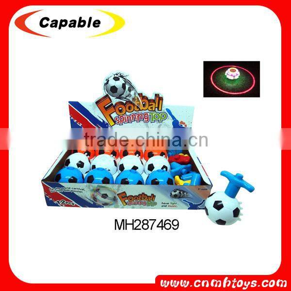 Fancy plastic spinning top toy super flashing peg tops