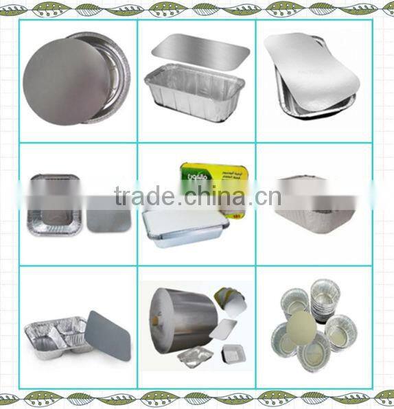 Factory Price: Aluminum foil lid for disposable food container