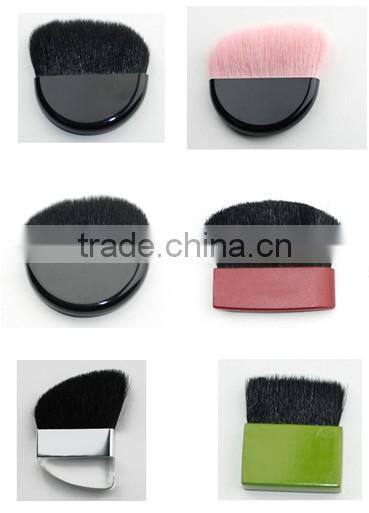 mini makeup brush set, mini blush brush, compact blush brush