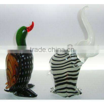 Multi color blown murano glass fish gifts & crafts