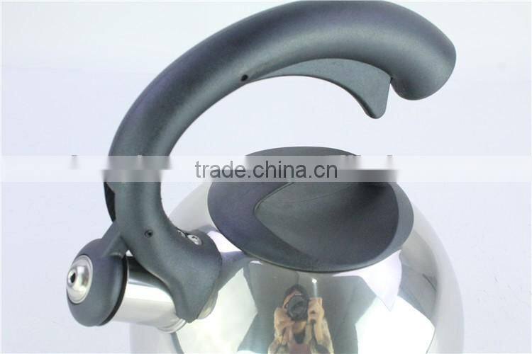 Large 2.5 Liter Capacity non electric tea kettle stainless steel whistling kettle
