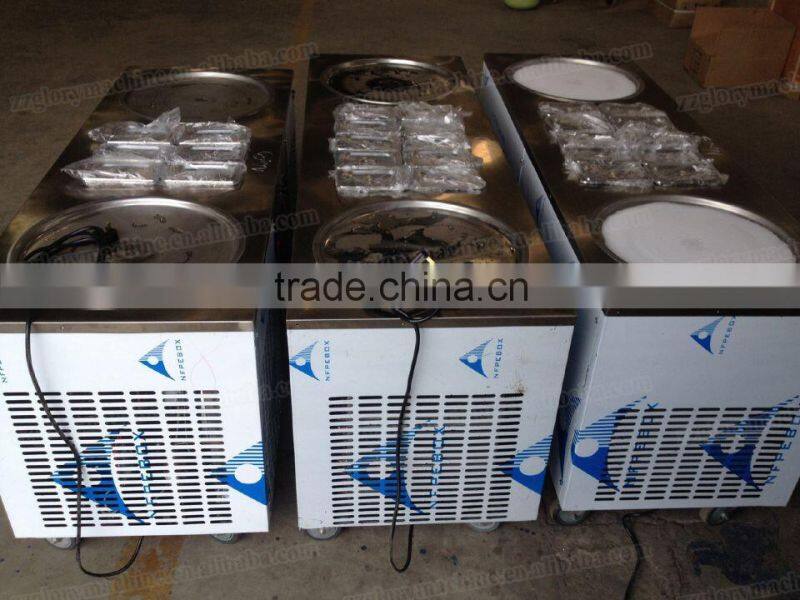 Fried Ice Cream Machine/Rolled Ice Cream Machine/Fry Ice Cream Machine