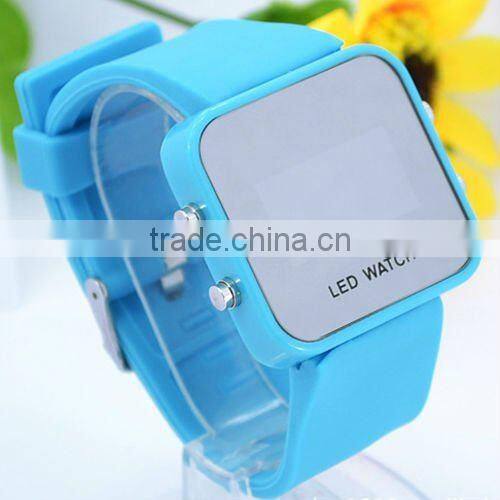 Hot sale Silicone digital LED colorful watch(SW-037)