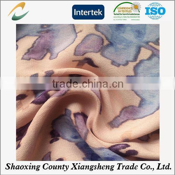 China Manufacturer Women's Clothing Polyester hand painted silk chiffon fabric