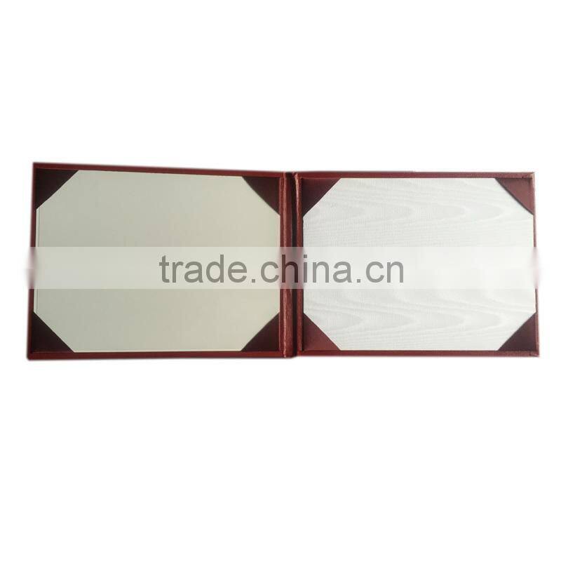 handmade certificate diploma cover for China facotry wholesale