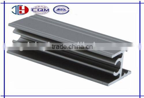 Lower horizontal aluminium sliding door frame profile