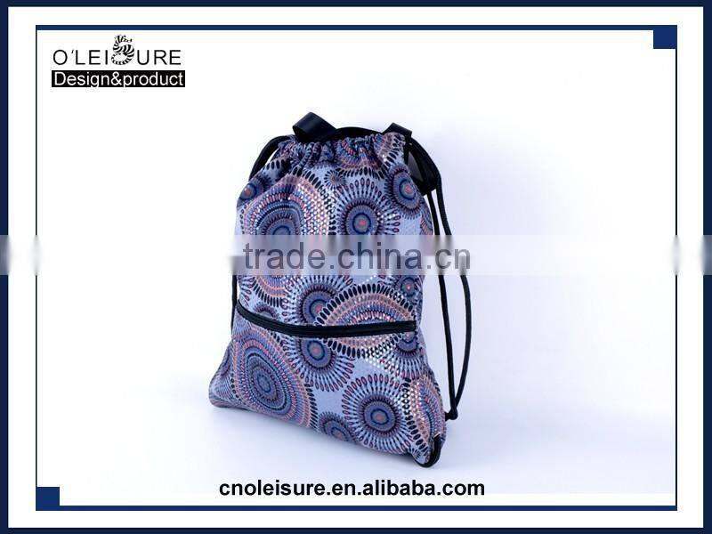 Liberty Bags Large Drawstring Backpack Sport Bag GYM bag for 2015