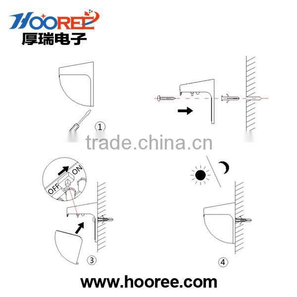 Solar Light Led for Garden/ House Door Light Solar Power with CE & RoHS