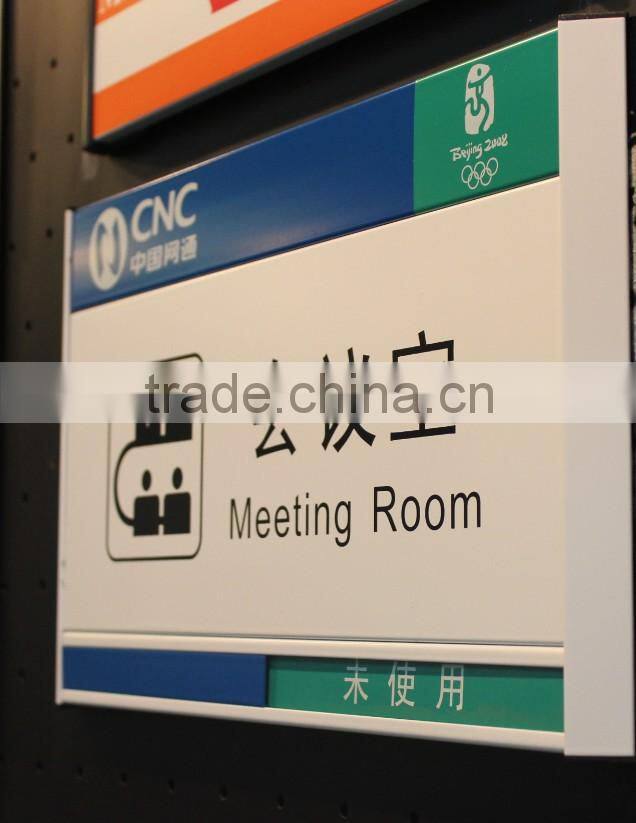 Illuminated Office sign plate