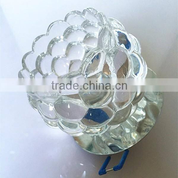 crystal shade spotlight downlight LED lamp clear spotlightG9 pressed house decoration lamp for home hotel holiday led