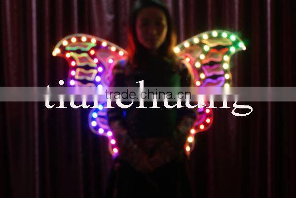LED Belly Dance Wings / Remote Controlled Butteryfly Wings for Stage Performance