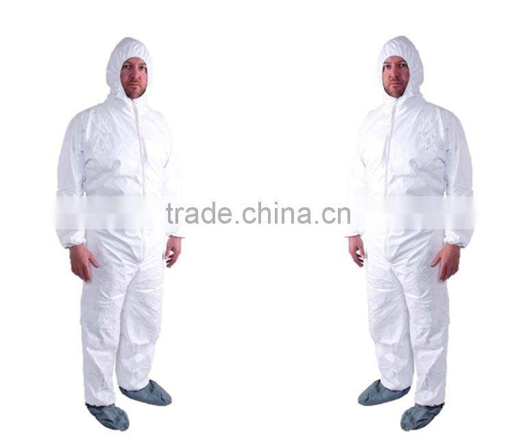 Disposable industrial coverall for paint