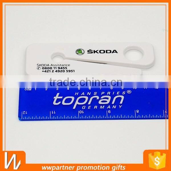 Business card letter opener